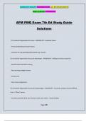 APM PMQ Exam 7th Ed Study Guide Solutions