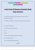 Level I Court Of Masters Sommelier Study Guide Solutions