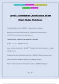 Level 1 Sommelier Certification Exam Study Guide Solutions