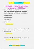 BUSM 2011 - MindTap Questions  and Answers (100% Pass)