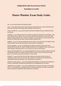 Master Plumber Exam Study Guide.