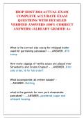 IHOP HOST 2024 ACTUAL EXAM COMPLETE ACCURATE EXAM QUESTIONS WITH DETAILED VERIFIED ANSWERS (100% CORRECT ANSWERS) /ALREADY GRADED A+