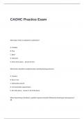 CAOHC Practice Exam Questions and Answers