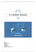 6.5 moreel beraad (behaald met een 8!)