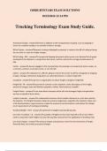 Trucking Terminology Exam Study Guide.