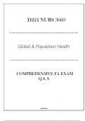 (NLM)D224 NURS 3660 (Global & Population Health) Comprehensive FA Exam Q & S 2024