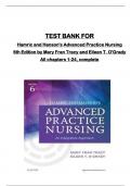 TEST BANK FOR Hamric and Hanson's Advanced Practice Nursing 6th Edition by Mary Fran Tracy and Eileen T. O'Grady All chapters 1-24, complete, ISBN: 9780323447751