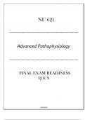 NU 621 (Advanced Pathophysiology) Final Exam Readiness Q & S 2024.