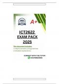 ICT2622  EXAM PACK  2025