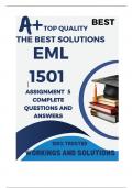 EML1501 Assignment 5 (COMPLETE ANSWERS) 2024