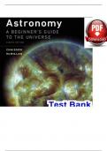 TEST BANK For Astronomy A Beginners Guide to the Universe, 8th Edition by Chaisson, Verified Chapters 1 - 18, Complete