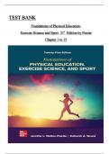 Test Bank for Foundations of Physical Education: Exercise Science and Sport 21st Edition by Deborah Wuest and Walton-Fisette, All Chapters 1 to 15 complete Verified editon