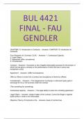 BUL 4421 FINAL - FAU GENDLER