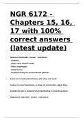 NGR 6172 - Chapters 15, 16, 17 with 100- correct answers (latest update).