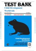 Test Bank For Child Development Worldwide A Cultural Approach 1st Edition by Lene Arnett Jensen (All Chapters 1-13)