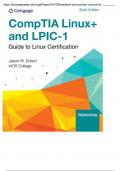 Test Bank For CompTIA Linux+ and LPIC-1 Guide to Linux Certification - 6th Edition - 2024 All Chapters - 9798214000800