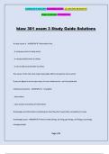 blaw 301 exam 3 Study Guide Solutions