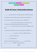 BLAW 301 Exam 3 Study Guide Solutions