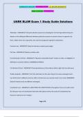 UARK BLAW Exam 1 Study Guide Solutions