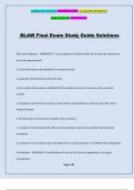 BLAW Final Exam Study Guide Solutions