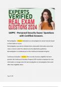 SPēD SFPC: All Areas/ This study set supplements CDSE Certification Preparatory Tools (CPTs) for the Security Fundamentals Professional Certification (SFPC). Content is based on the candidate handbook, CPTs & CDSE course student guides for SFPC areas of e