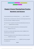 Career Planning Lesson 2 Exam Study Guide Solutions