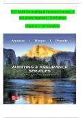 TEST BANK For Auditing & Assurance Services: A Systematic Approach, 12th Edition Chapters 1 - 21 Complete