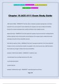 Chapter 16 ACG 4111 Exam Study Guide