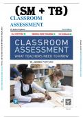 Solutions Manual and Test Bank for Classroom Assessment What Teachers Need to Know 9th Edition By James Popham (All Chapters 1-16)