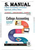 Solutions for College Accounting, 15th Edition by Jeffrey Slater