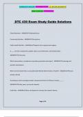 DTC 430 Exam Study Guide Solutions