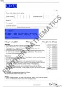 AQA-7367-3M-FURTHER MATHEMATICS QUESTION PAPER 3M:Mechanics-A LEVEL-7Jun24-PM