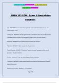 BUSN 323 VCU - Exam 1 Study Guide Solutions