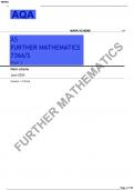 AQA-7366-1-FURTHER MATHEMATICS FINAL MARK SCHEME PAPER 1-AS LEVEL-Jun24-v1.0