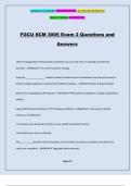 FGCU SCM 3005 Exam 2 Questions and Answers