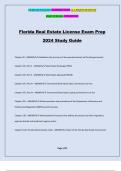 Florida Real Estate License Exam Prep 2024 Study Guide