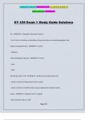 GY 430 Exam 1 Study Guide Solutions