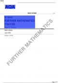 AQA-7367-3D-FURTHER MATHEMATICS FINAL MARK SCHEME PAPER 3D:Discrete-A LEVEL-Jun24-v1.0