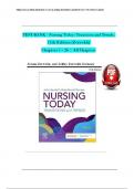 Test Bank For Nursing Today_ Transition and Trends 11th Edition by JoAnn Zerwekh, Ashley Garneau