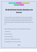 IHI QI:104 Exam Practice Questions and Answers