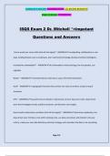 ISQS Exam 2 Dr. Mitchell *=impotant Questions and Answers