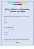 LLPSD - FF1 Chapter 11 Practice Exam Questions and Answers