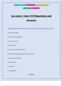 lsu exam 1 isds 3115 Questions and Answers