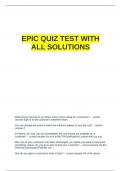 EPIC QUIZ TEST WITH ALL SOLUTIONS