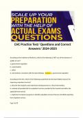 CHC Practice Test/ Questions and Correct Answers/ 2024-2025  