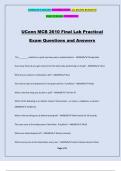 UConn MCB 2610 Final Lab Practical Exam Questions and Answers