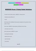 MCB5205 Exam 2 Study Guide Solutions