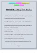 MDSC 321 Exam Study Guide Solutions