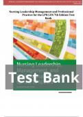 Nursing Leadership Management and Professional Practice for the LPN LVN 7th Edition Test Bank. 1-5.pdf