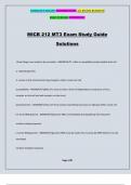 MICB 212 MT3 Exam Study Guide Solutions